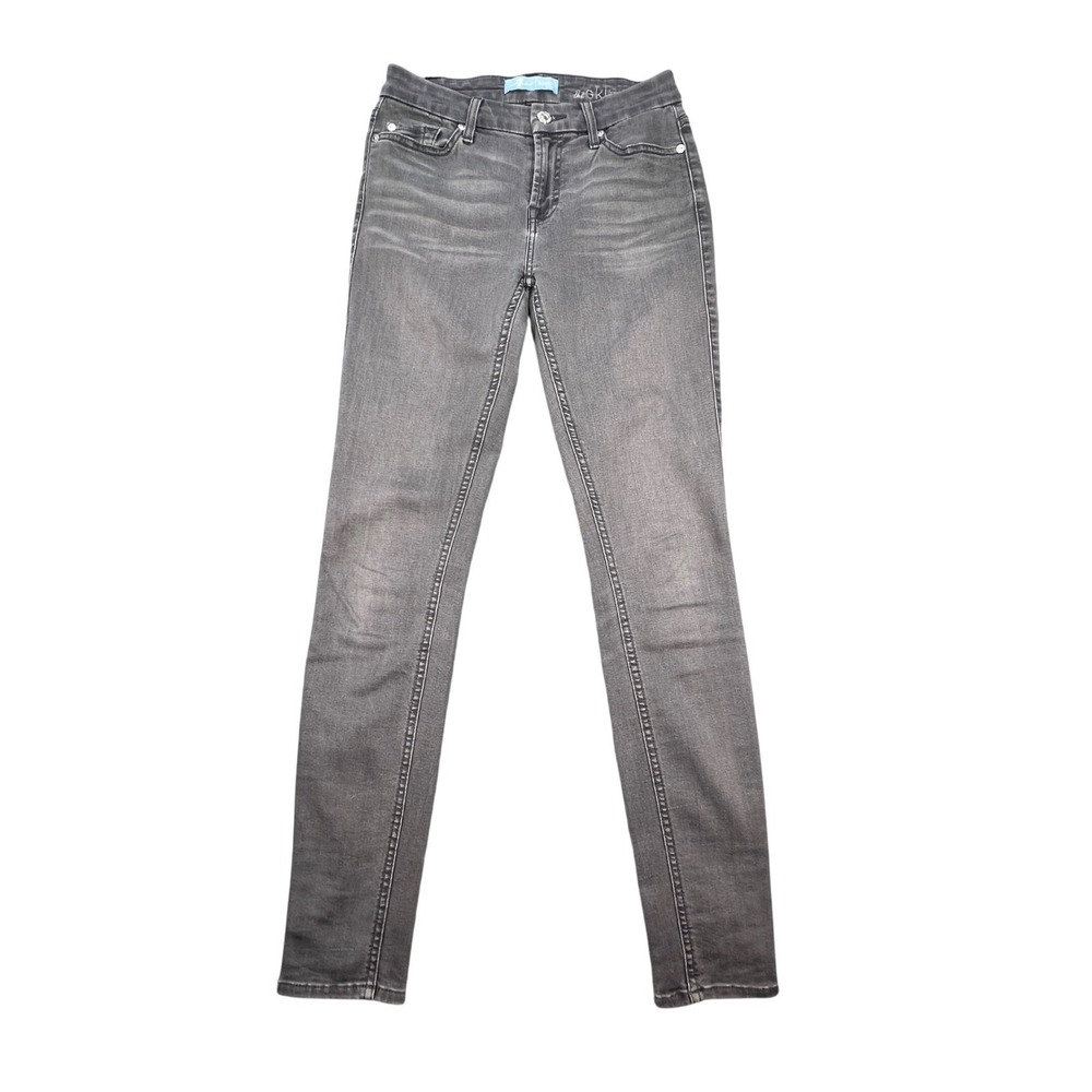 7 For All Mankind Grey b(air) The Skinny Jeans Womens 24